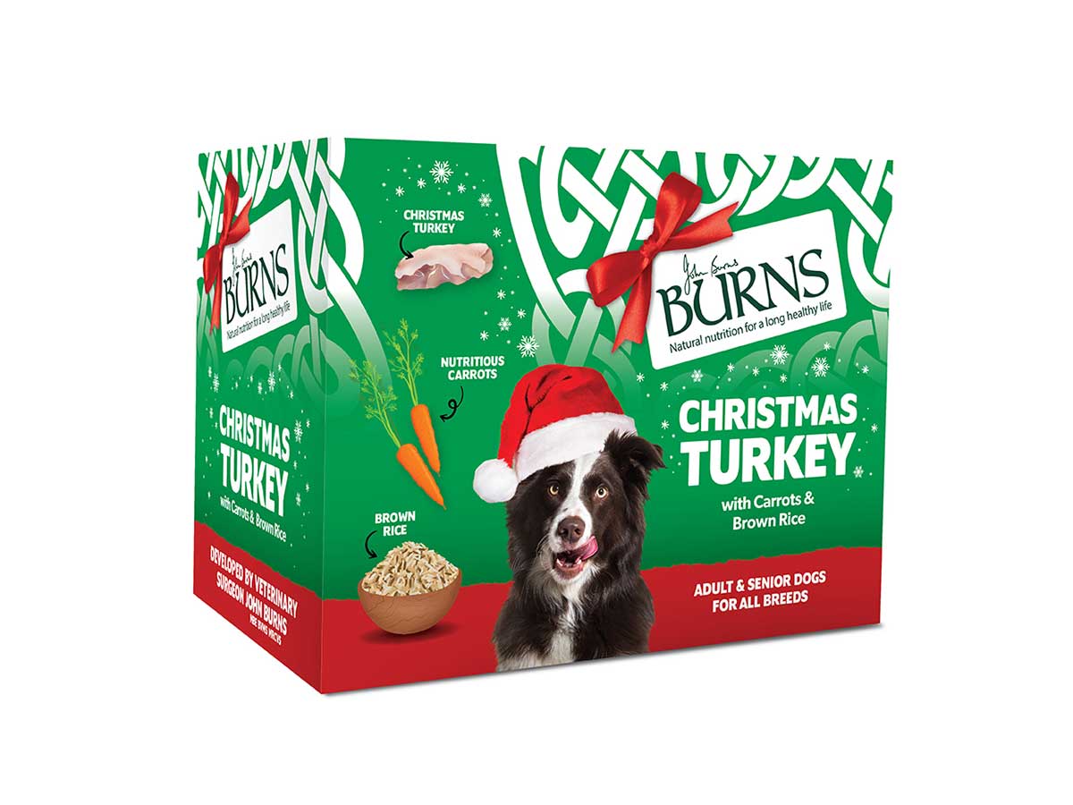 New Christmas turkey dinner and selection box for dogs Companion Life
