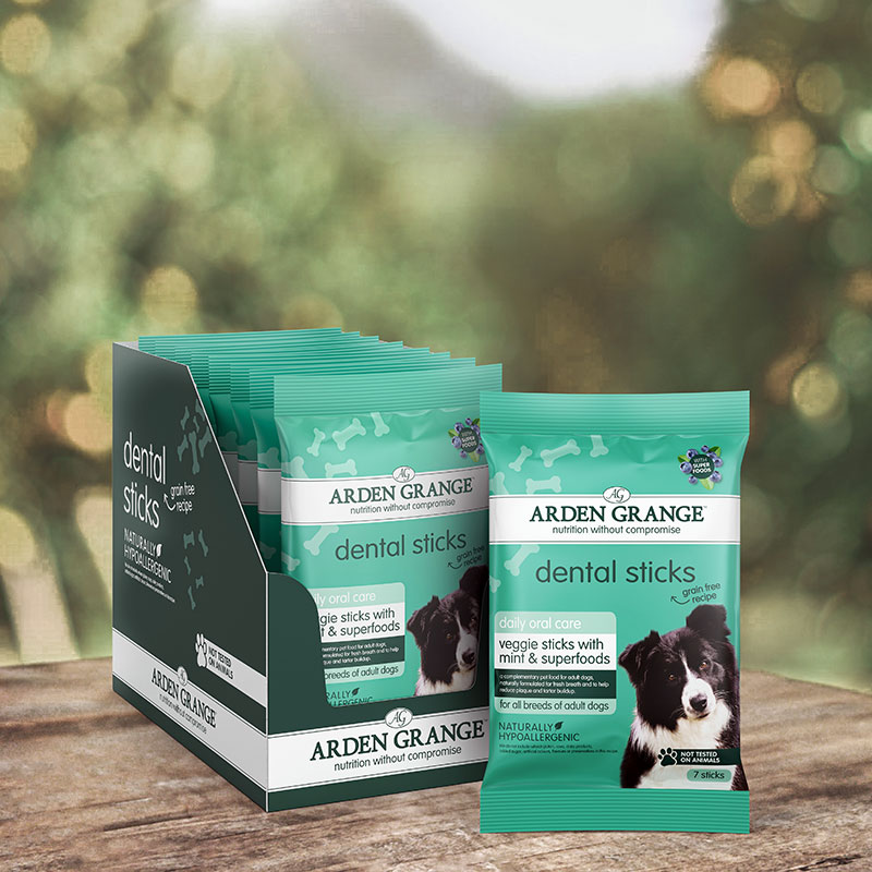 Arden Grange expands healthy treat range with new Veggie Dental Sticks